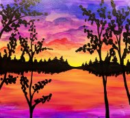 Canvas Painting Class on 10/18 at Muse Paintbar White Plains