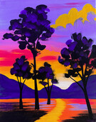 Canvas Painting Class on 09/08 at Muse Paintbar Milford