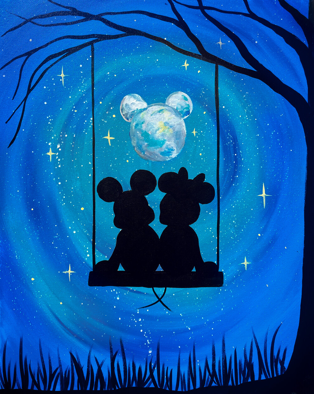 Mickey And Minnie S Swing Painting Class Muse Ridge Hill