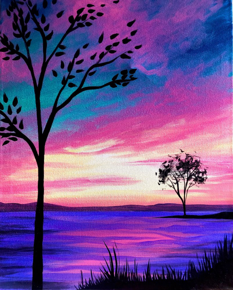 Summer sunset paints the Ballard sky pink and blue – My Ballard